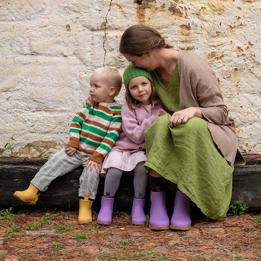Bobbi Kids Wellington Boot // Dusty Lilac - Image 7