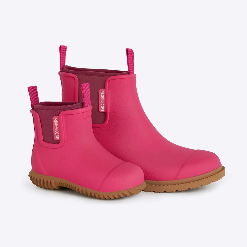 Bobbi Kids Wellington Boot // Fuchsia Pink - Image 4