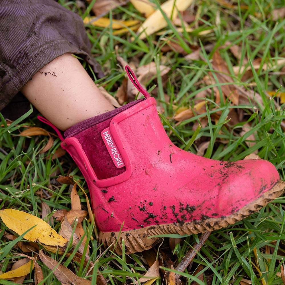 Bobbi Kids Wellington Boot // Fuchsia Pink - Image 6