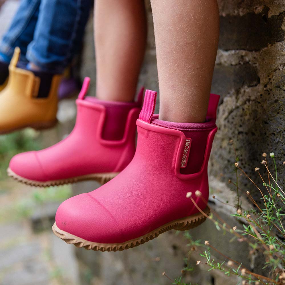 Bobbi Kids Wellington Boot // Fuchsia Pink - Image 7