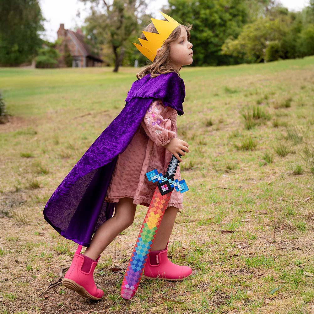 Bobbi Kids Wellington Boot // Fuchsia Pink - Image 8