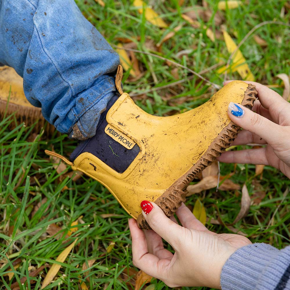 Bobbi Kids Wellington Boot // Straw - Image 6
