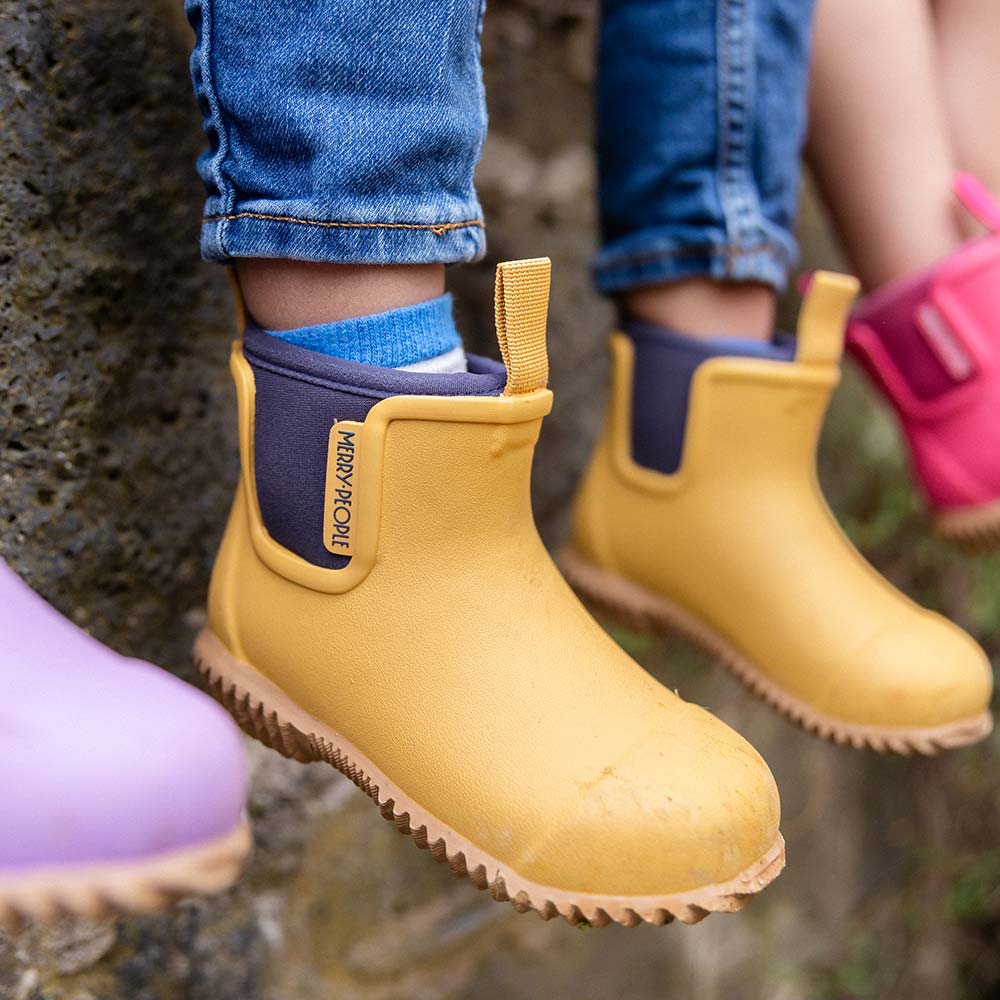 Bobbi Kids Wellington Boot // Straw - Image 7