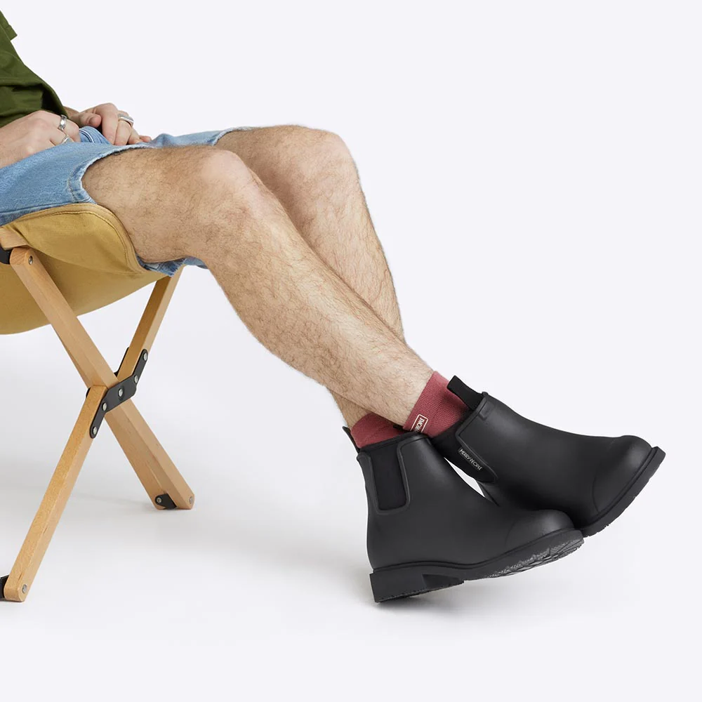 Bobbi Wellington Boot // Black & Black - Image 6