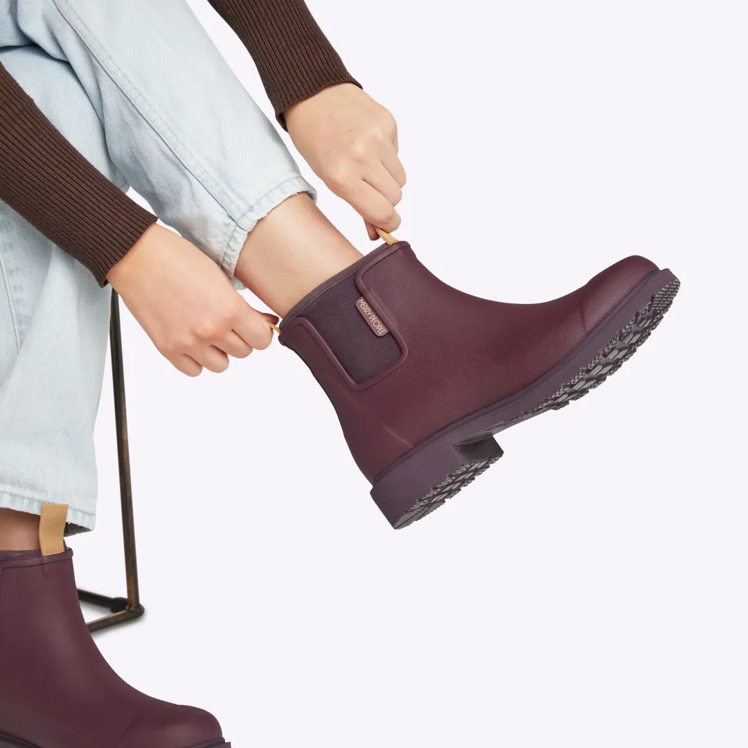 Bobbi Wellington Boot // Dark Cherry - Image 6