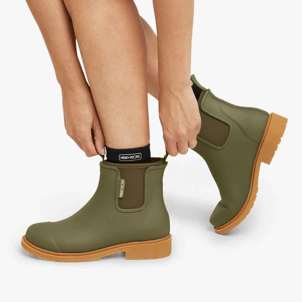 Bobbi Wellington Boot // Khaki Green - Image 5