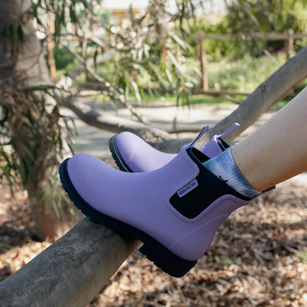Bobbi Wellington Boot // Lavender & Navy [Retired] - Image 7