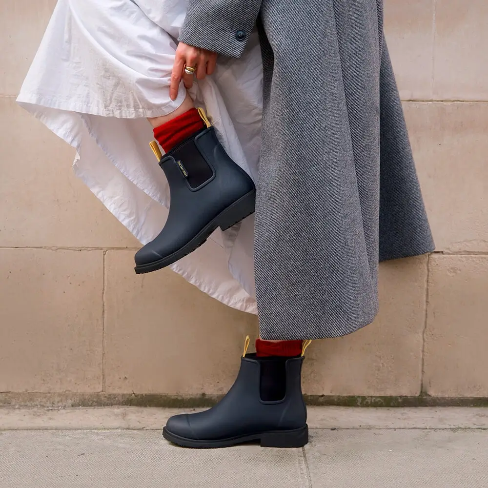 Bobbi Wellington Boot // Midnight Blue - Image 7