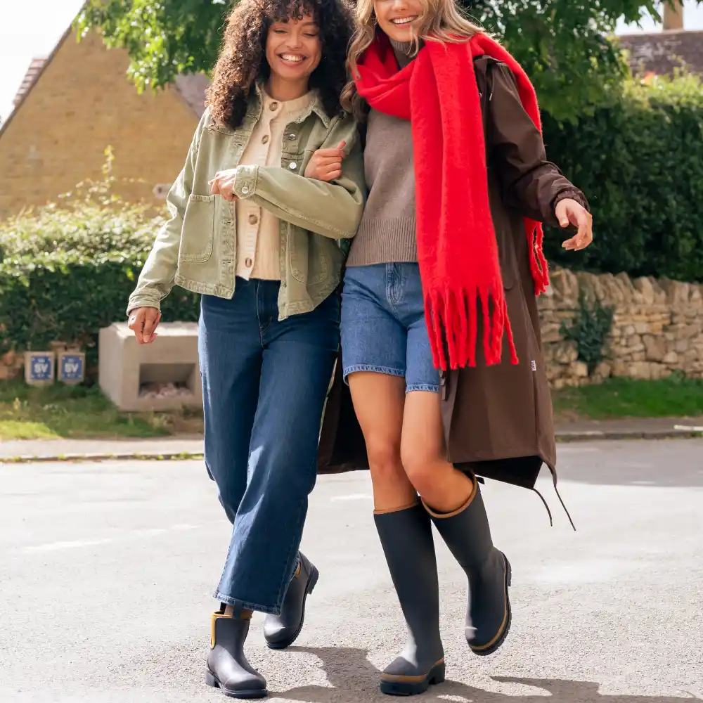 Bobbi Wellington Boot // Oxford Blue & Tan [Retired] - Image 12