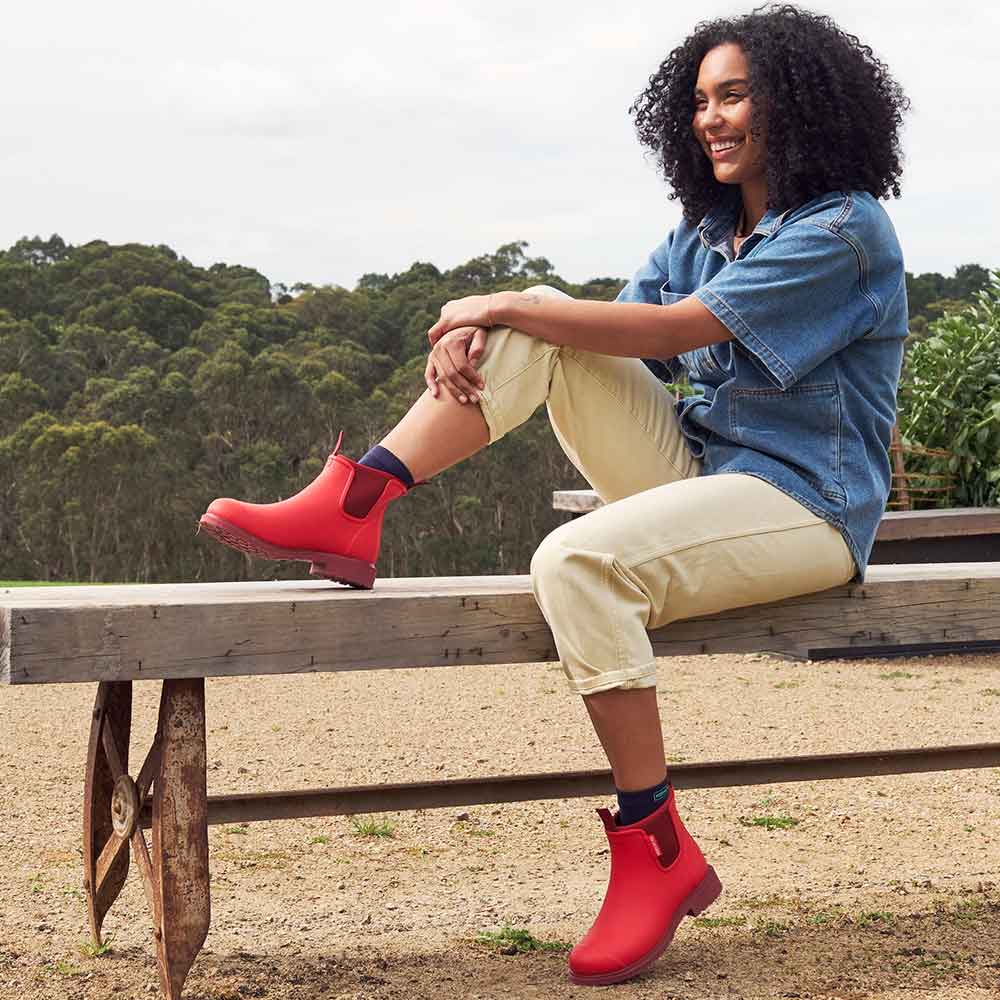 Bobbi Wellington Boot // Poppy Red [Retired] - Image 8