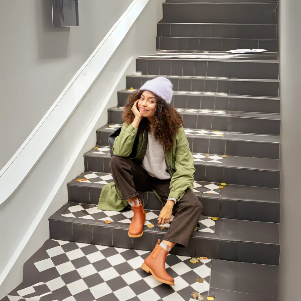 Bobbi Wellington Boot // Rust - Image 11