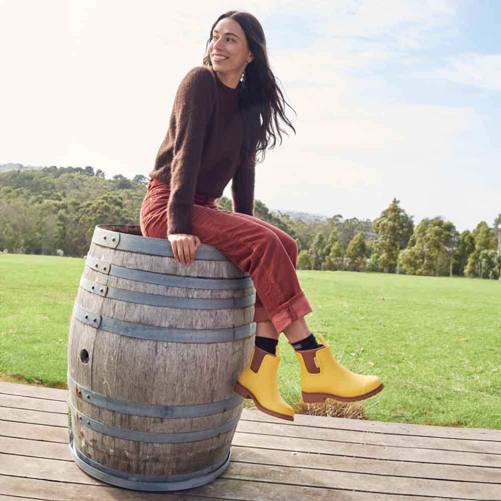 Bobbi Wellington Boot // Sunflower Yellow - Image 7