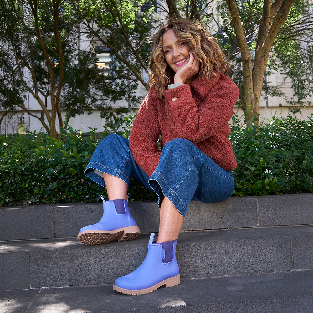 Bobbi Wellington Boot // Violet Blue - Image 7