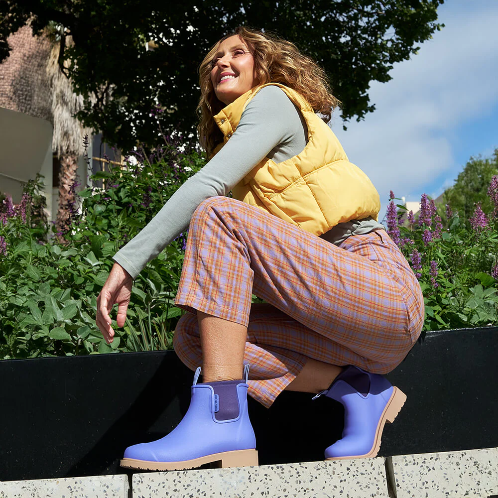 Bobbi Wellington Boot // Violet Blue - Image 9