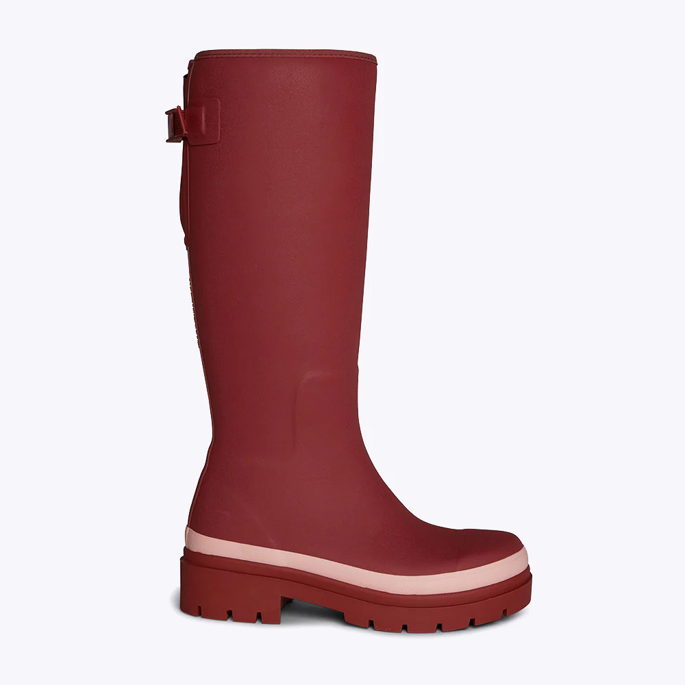 Fergie Tall Wellington Boot // Beetroot Red - Image 3